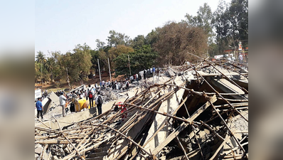 कर्नाटकः इमारत हादसे में 5 पहुंची मृतकों की संख्या, 55 लोग बचाए गए