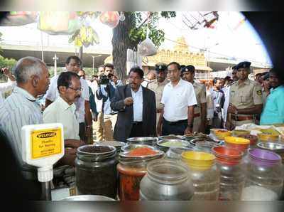 ಕೆ.ಆರ್‌.ಮಾರುಕಟ್ಟೆಯಲ್ಲಿ ಅನಧಿಕೃತ ಮಳಿಗೆಗಳು, ಫುಟ್‌ಪಾತ್‌ ಒತ್ತುವರಿ ತೆರವು ಇಂದು