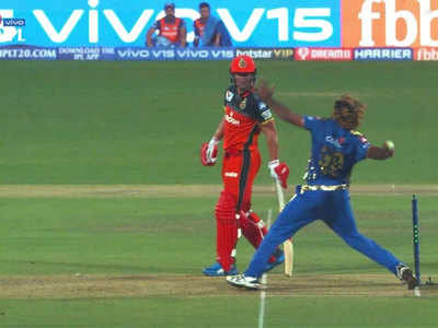 IPL 2019, RCB vs MI: अंपायर ने मलिंगा की नो-बॉल कर दी मिस, दिग्गज बोले- अक्षम्य गलती