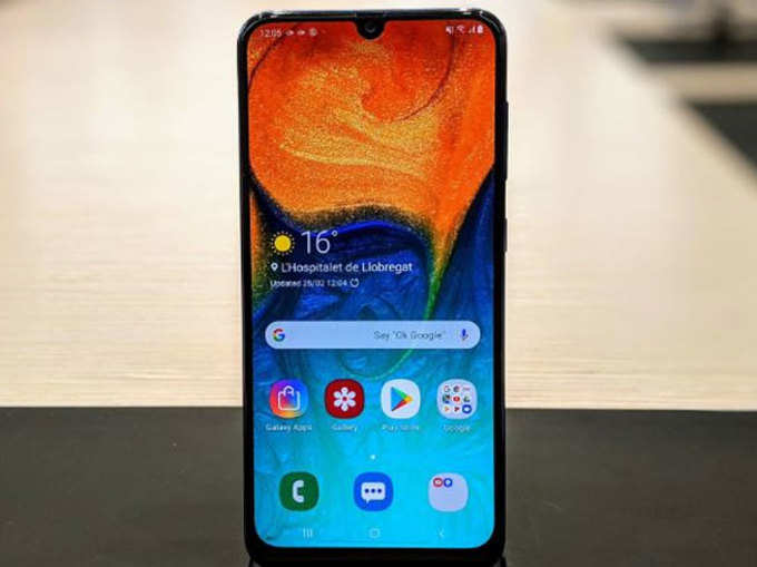 Samsung Galaxy A50 शुरुआती कीमत-19,990 रुपये