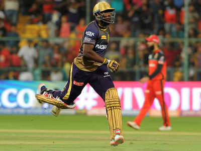 RCB VS KKR: रसेल ने विरोधी टीम को फिर मसला, 7 छक्के बरसाकर दिला दी जीत