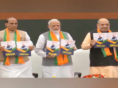 bjp manifesto: शेतकऱ्यांना सरसकट ६ हजार आणि पेन्शन, भाजपचं जय किसान