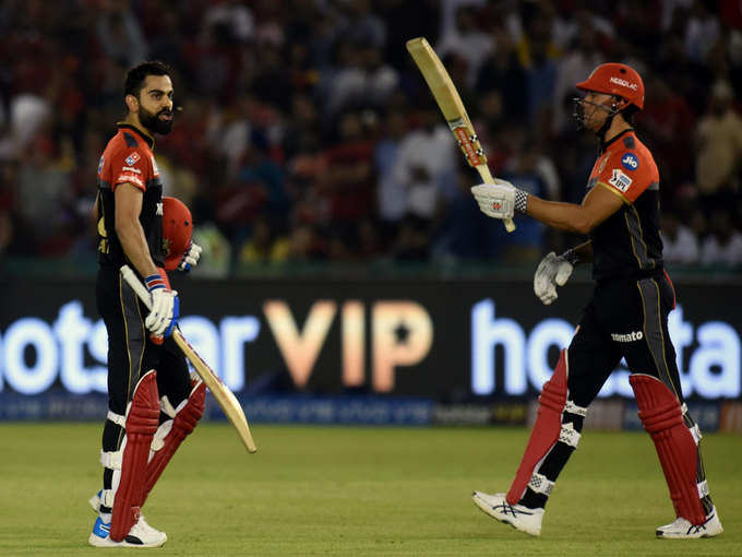 4.4 ओवर में RCB ने बनाए 50 रन