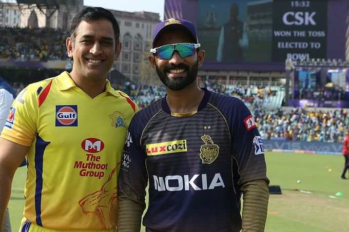 MS Dhoni and Dinesh Karthik