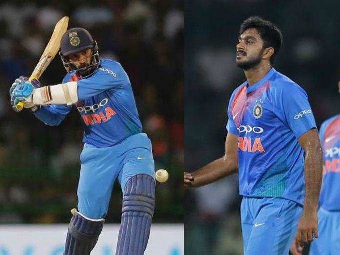 dinesh karthik  and vijay shankar