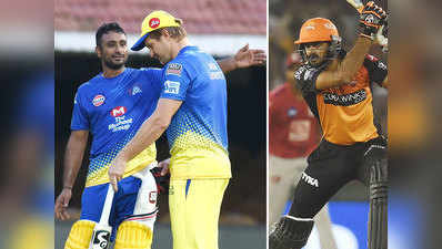 IPL 2019, SRH vs CSK: प्लेऑफ का टिकट कटाने उतरेगी चेन्नै, आंबाती रायुडू और विजय शंकर पर नजरें