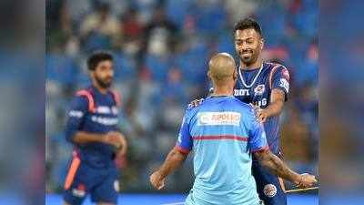 IPL 2019: जब मैदान पर दिखा धवन और पंड्या का ब्रोमांस