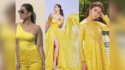 गर्मियों में sunshine yellow का ट्रेंड, सिलेब्स से लें पहनने के टिप्स