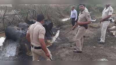 दानोळीत पोलिसांनी केली हातभट्टी उद्ध्वस्त