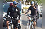 साइकलिंग के दौरान तस्वीरें लेने पर सलमान खान ने गुस्से में दिखाई उंगली