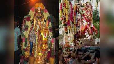 கும்பகோணத்தில் முத்து வேலாயுத சுவாமி கோவிலின் பார்வேட்டை திருவிழா