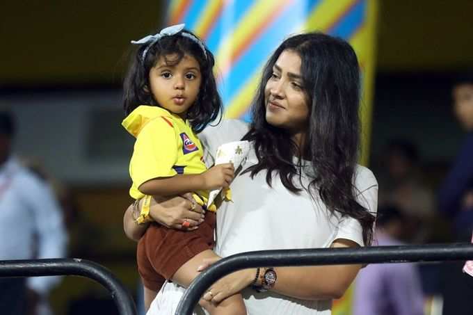 Priyanka Raina with daughter Gracia