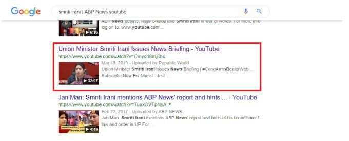 smriti irani fact check