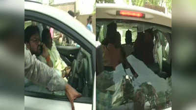 चौथे फेज की वोटिंग में बंगाल में बवाल, केंद्रीय मंत्री बाबुल सुप्रियो की कार का शीशा तोड़ा, सुरक्षाबलों से मारपीट