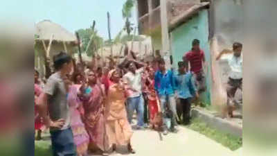 मतदान के दौरान बंगाल में हंगामा जारी, लाठी-डंडे लेकर टीएमसी वर्कर्स का प्रदर्शन