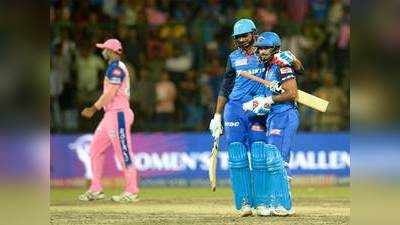IPL 2019: दिल्ली ने राजस्थान को 5 विकेट से हराया, प्लेऑफ की दौड़ से बाहर हुए रॉयल्स
