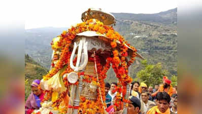 ओंकारेश्वर मंदिर ऊखीमठ से केदारपुरी रवाना हुई भोले बाबा की चल विग्रह उत्सव डोली