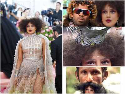 Met Gala 2019: పిచ్చుక గూళ్లు, వీరప్పన్ గడ్డం..  ప్రియాంక చోప్రా లుక్‌పై పేలుతున్న జోకులు