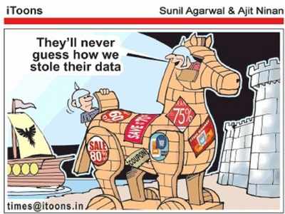 Cartoon Jokes: కస్టమర్ల డేటా నొక్కేద్దాం!