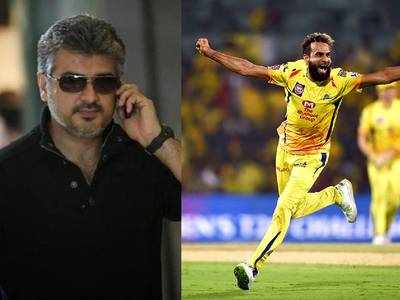 CSK v DC: முழுசா அஜித்தா மாறிய இம்ரான் தாஹிர்... பஞ்ச் வசத்துடன் டுவிட்