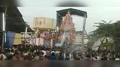 வீரபாண்டி கௌமாரியம்மன் கோயிலில் சித்திரை திருவிழா: கோலாகலமாக நடந்த தேரோட்டம்!