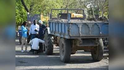 अवैध वाळूचोरी करणारे ट्रॅक्टर ताब्यात