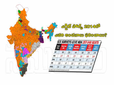 Exit polls 2014.. లోక్‌సభ ఫలితాల్లో ఎవరి అంచనాలు ఫలించాయి?