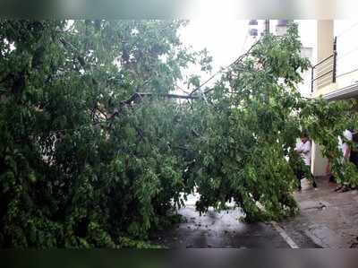 ಬೆಂಗಳೂರಿನ ಹಲವೆಡೆ ಭಾರಿ ಮಳೆ: ಸಂಚಾರ ಅಸ್ತವ್ಯಸ್ತ