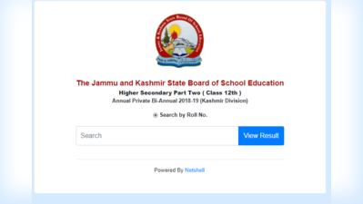 JKBOSE 12th रिजल्ट 2019: कश्मीर डिविजन का परिणाम घोषित, इस लिंक से देखें