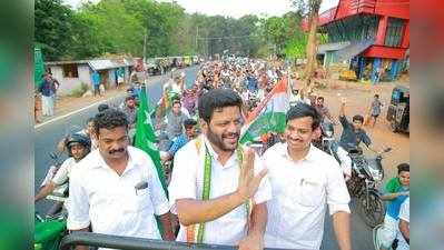 പാലക്കാട് എംബി രാജേഷിനെ മലര്‍ത്തിയടിച്ച് വികെ ശ്രീകണ്ഠന്‍