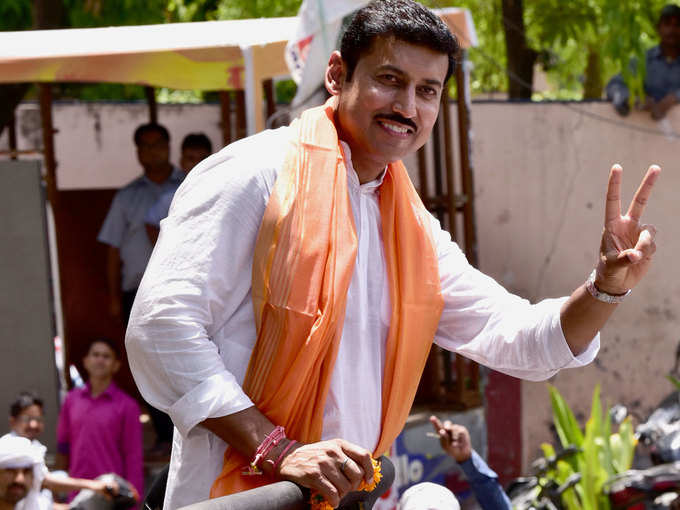 कर्नल राज्यवर्धन सिंह राठौड़: जयपुर ग्रामीण से बीजेपी के टिकट पर जीते