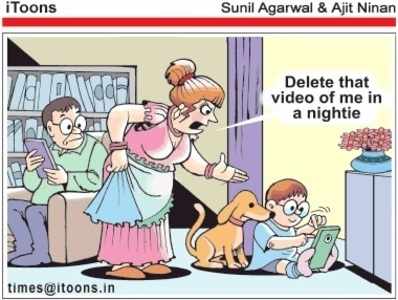 Cartoon Jokes: ఆ రాత్రి వీడియో డిలీట్ చెయ్..!