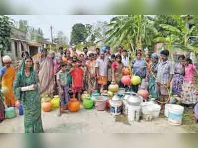 ತೇಗಿನಕೊಪ್ಪದಲ್ಲಿ ನೀರಿಗಾಗಿ ಹಾಹಾಕಾರ