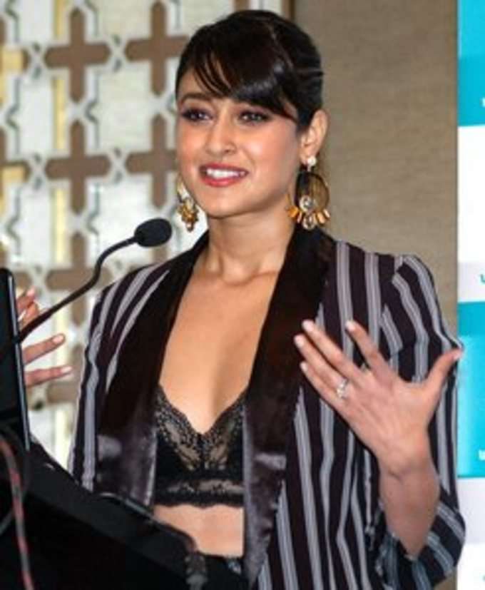 Mumbai : Bollywood actor Ileana D&#39;Cruz speaks during a promotional event of Fiji...