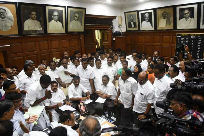 ADMK MLAs Oath