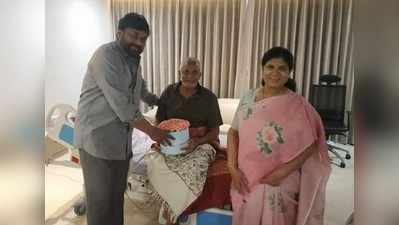 మురళీమోహన్‌కు చిరంజీవి దంపతుల పరామర్శ