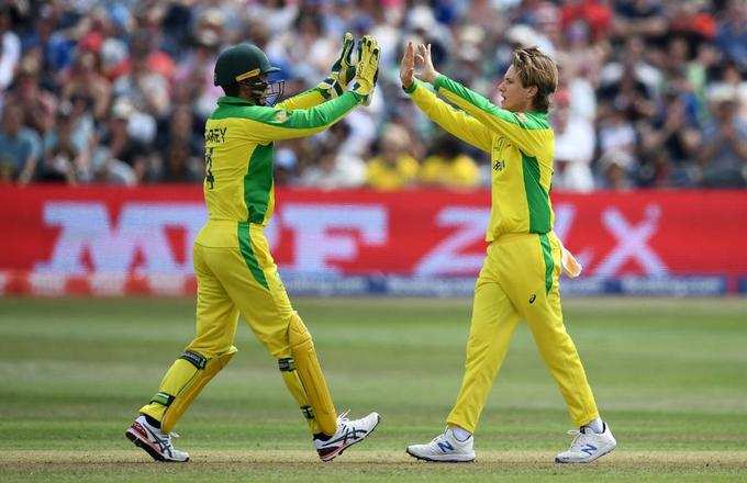 Adam Zampa and Alex Carey