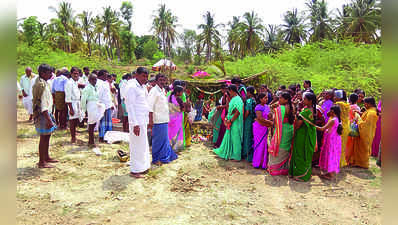 ಮಳೆಗಾಗಿ ಪ್ರಾರ್ಥಿಸಿ ದೇವರ ಮೊರೆ: ಗಂಗಾ ಪೂಜೆ