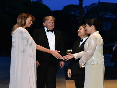 Melania Trumps Gown ജപ്പാനിൽ താരമായി മെലാനിയ ട്രംപ്