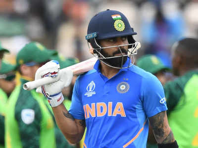 वर्ल्ड कप, IND vs SA: डि कॉक ने लपका विराट कोहली का शानदार कैच