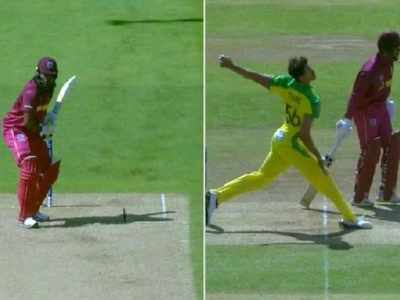 Starc No Ball: படு மோசமான ‘நோ-பால்’... . பார்க்காத அம்பயர்... பச்சபுள்ள மாதிரி அவுட்டான கெயில்!