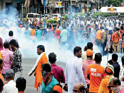 উল্টো হাওয়া, কাঁদানে গ্যাসে চোখে জল খোদ উর্দিধারীদের