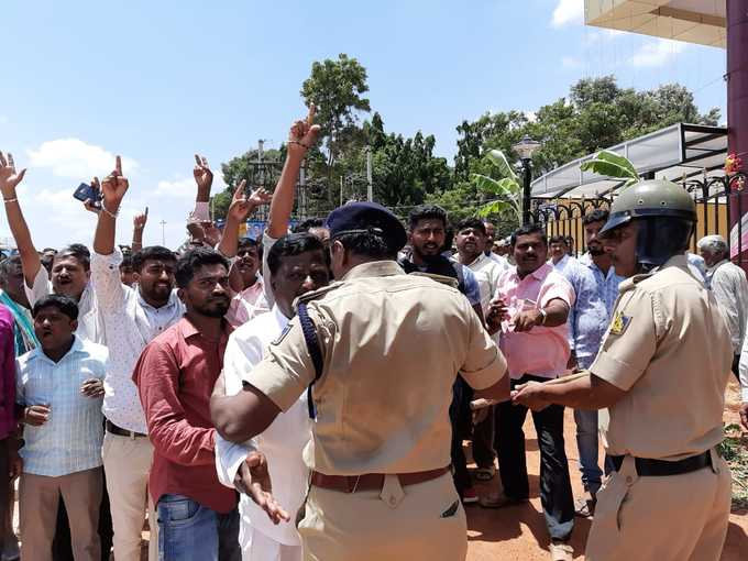 ಬಿಜೆಪಿ ವತಿಯಿಂದ ಪ್ರತಿಭಟನೆ