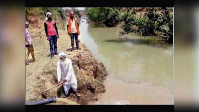 बुंदेलखंड के मांझी ने सूखी नदी पर लिख दी खुशहाली की कहानी