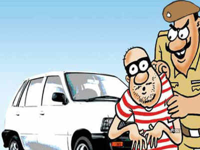 जीपीएस की मदद से पुलिस ने कार चोर को पकड़ा