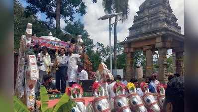 ವಿಧಾನಸೌಧಕ್ಕೆ ಕೆಂಪಾಪುರದಿಂದ ಕೇಂಪೇಗೌಡ ಜ್ಯೋತಿ