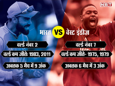 ICC World Cup 2019: कब और कहां देखें भारत बनाम वेस्ट इंडीज लाइव मैच