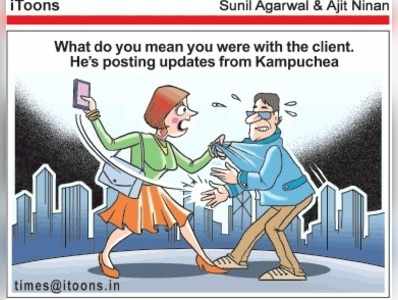 Cartoon Jokes: రాస్కెల్ నన్నే మోసం చేస్తావా!