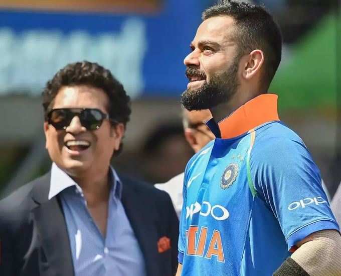 Virat Kohli - Sachin Tendulkar