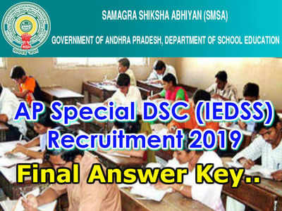 Special DSC Answer Key 2019: స్పెషల్ డీఎస్సీ తుది కీ విడుదల